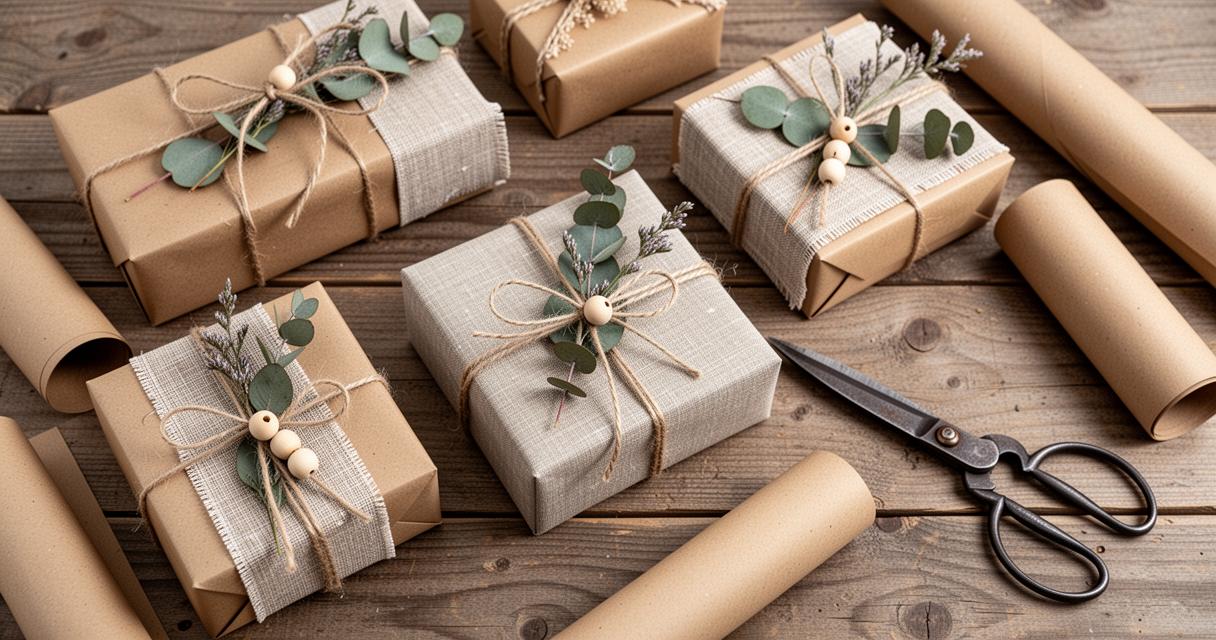 Offrir des cadeaux : faire ses propres emballages cadeaux originaux en tissu réutilisable